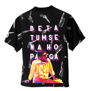 Beta Tumse Na Ho Payega Black T-Shirt